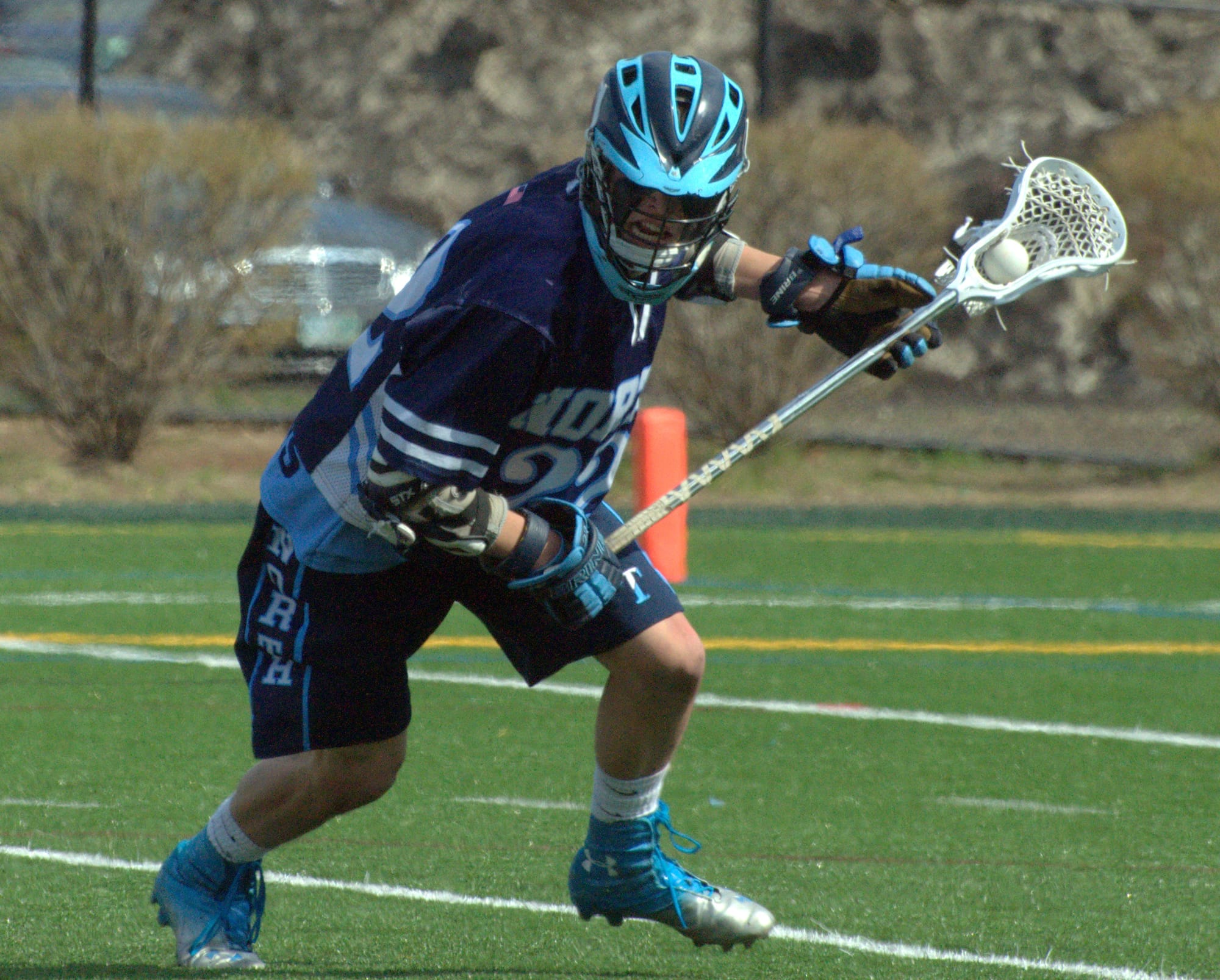 Nashua North's Jake Genest scored three goals in Saturday's win over Nashua South.