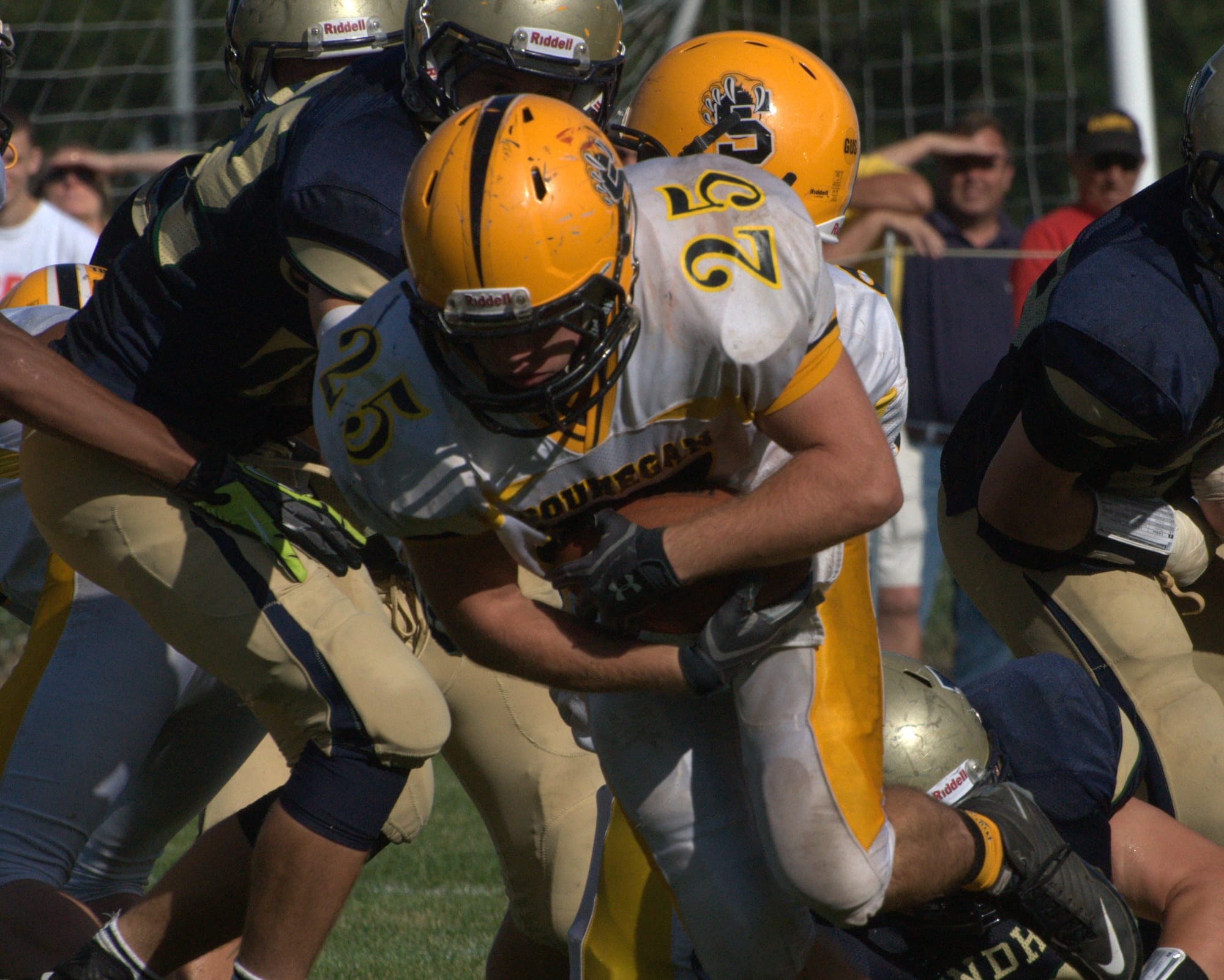 Souhegan's Drew Prescott rumbles into the end zone.