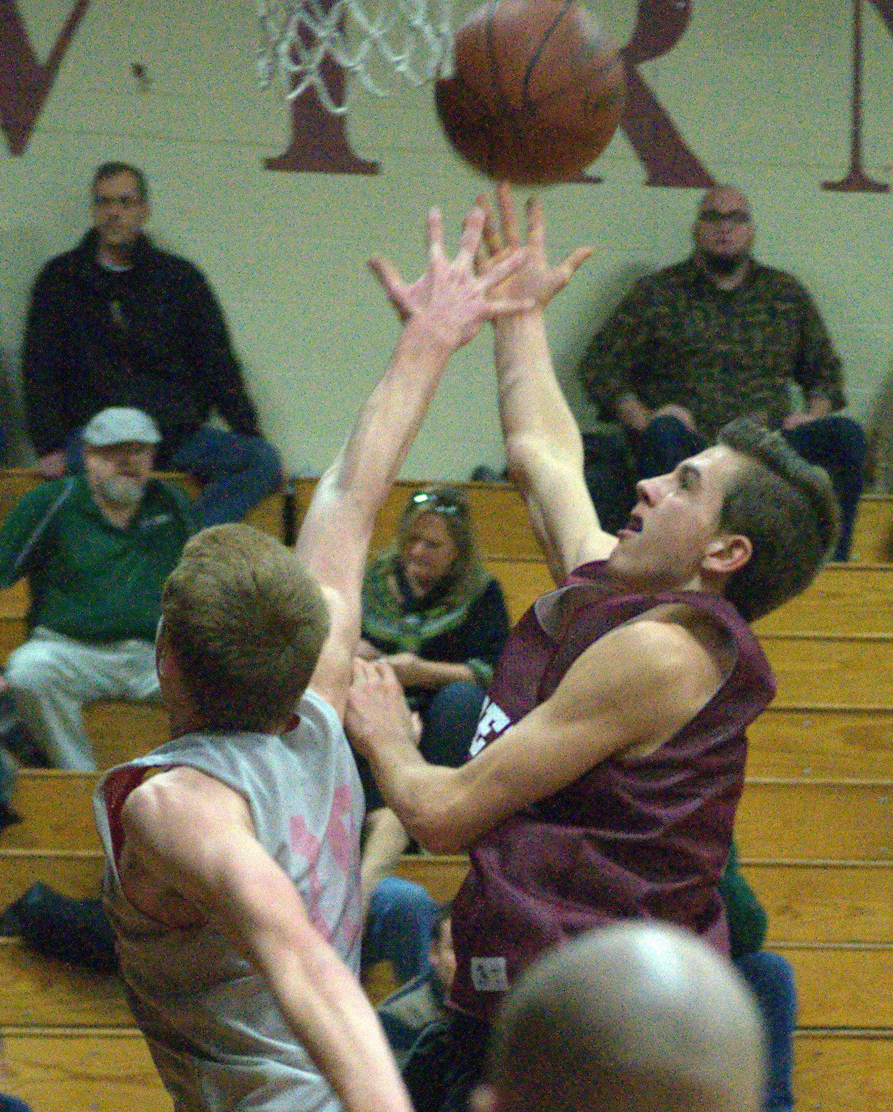 Lebanon's Martin Gradijan puts up a shot against Spaulding on Saturday.