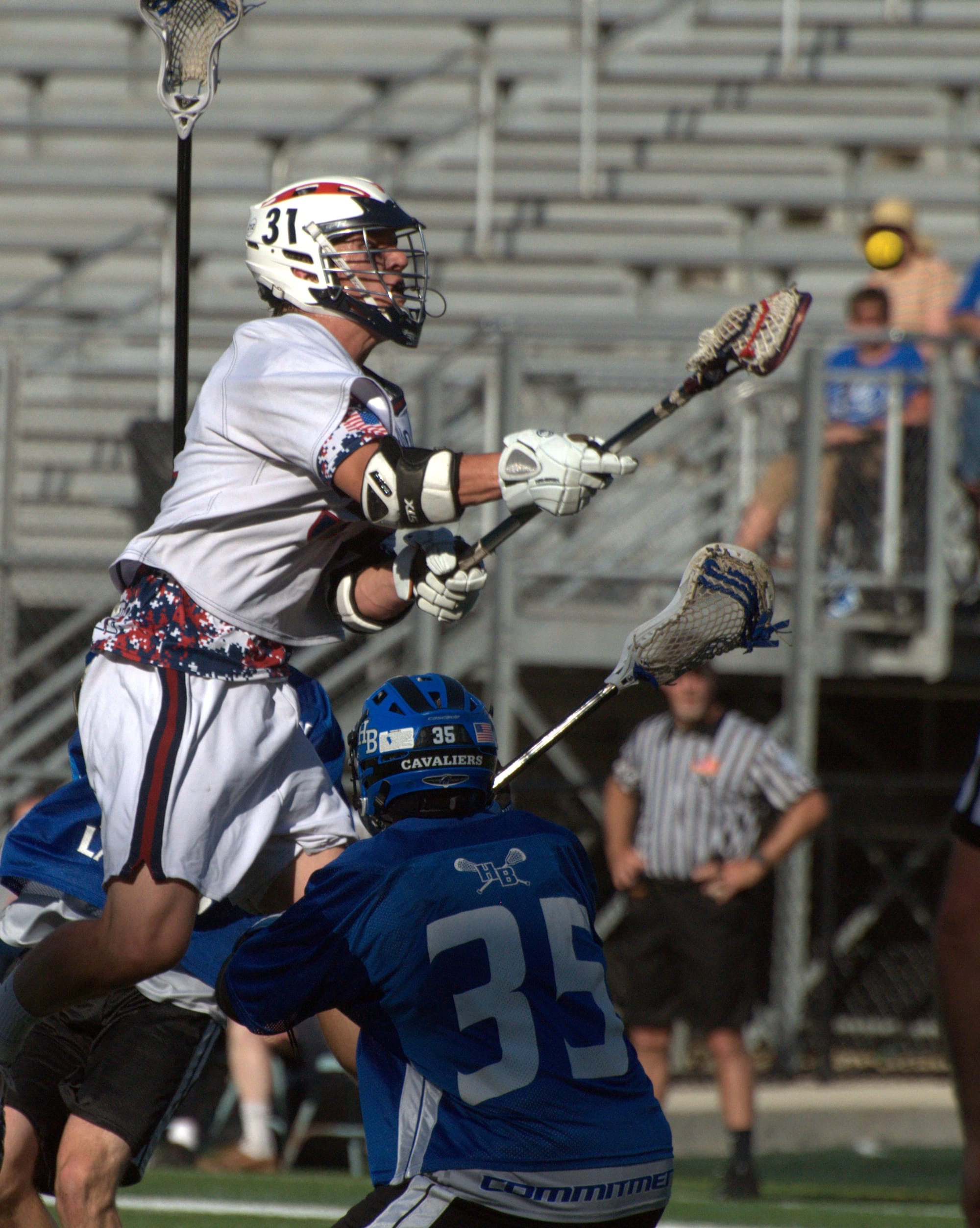 Plymouth's Jared Kuehl fires a shot during Saturday's game.