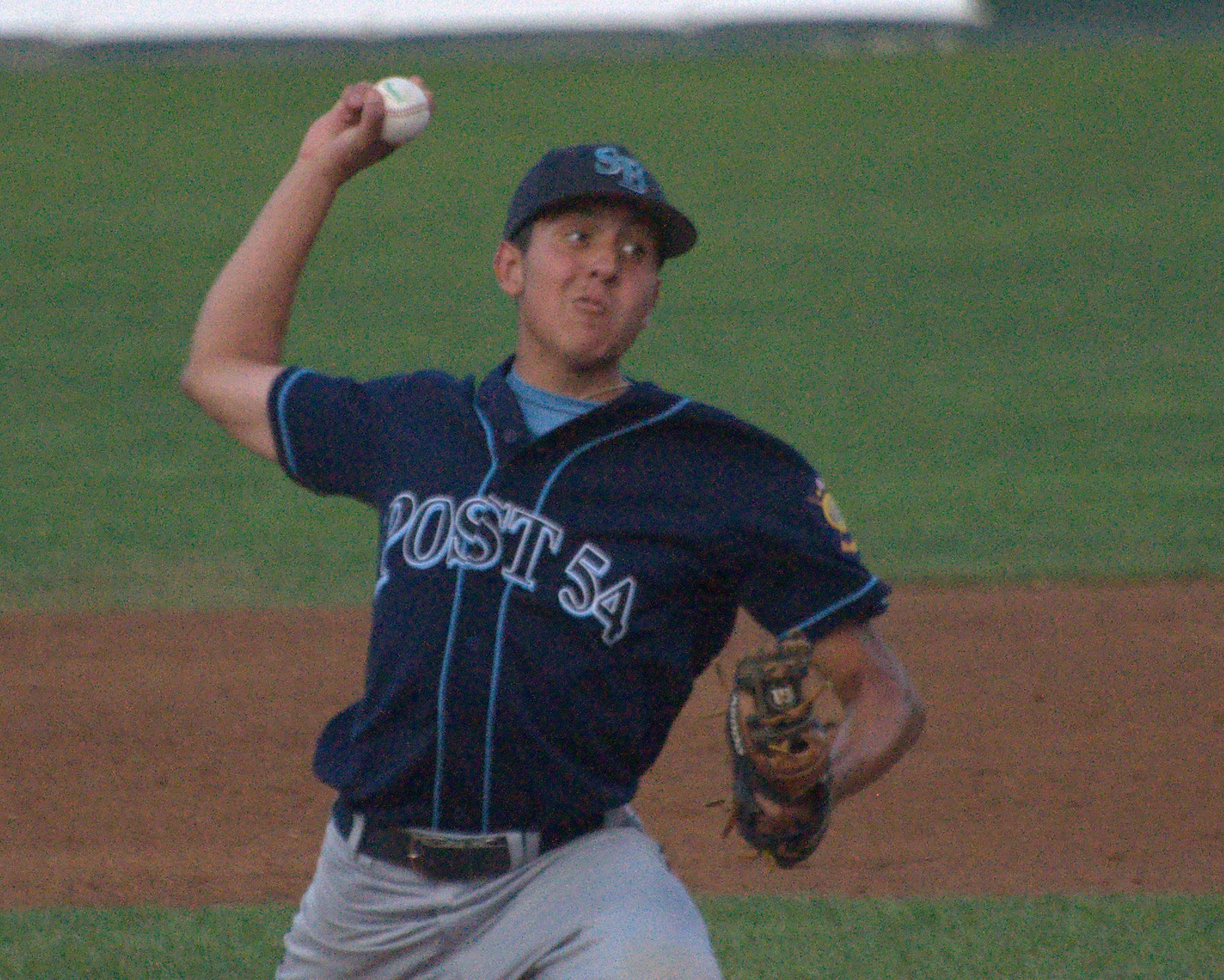 Bedford's Grayson Jennings pitches during Thursday's game.