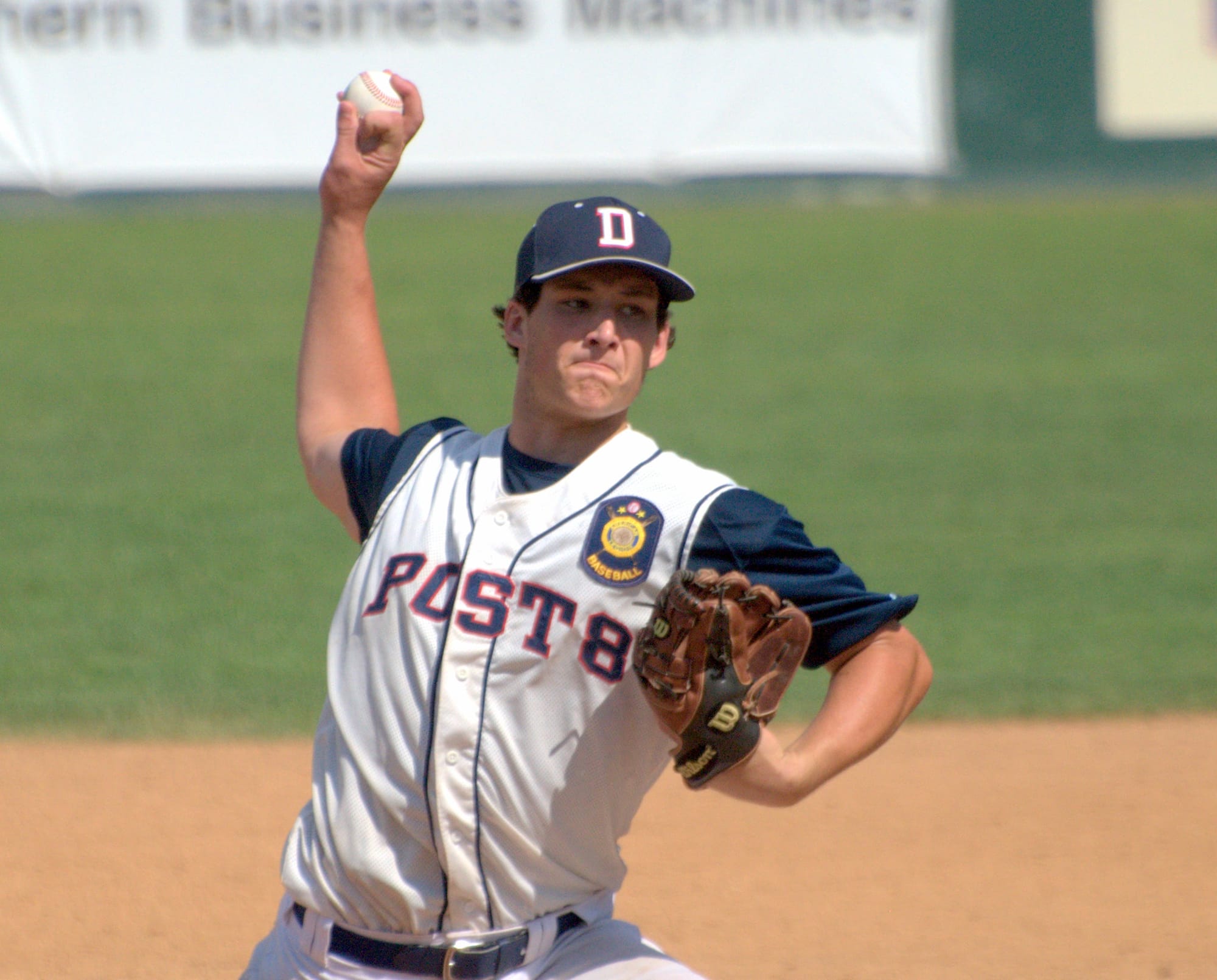 Dover's Kevin Gould pitches during Saturday's game.