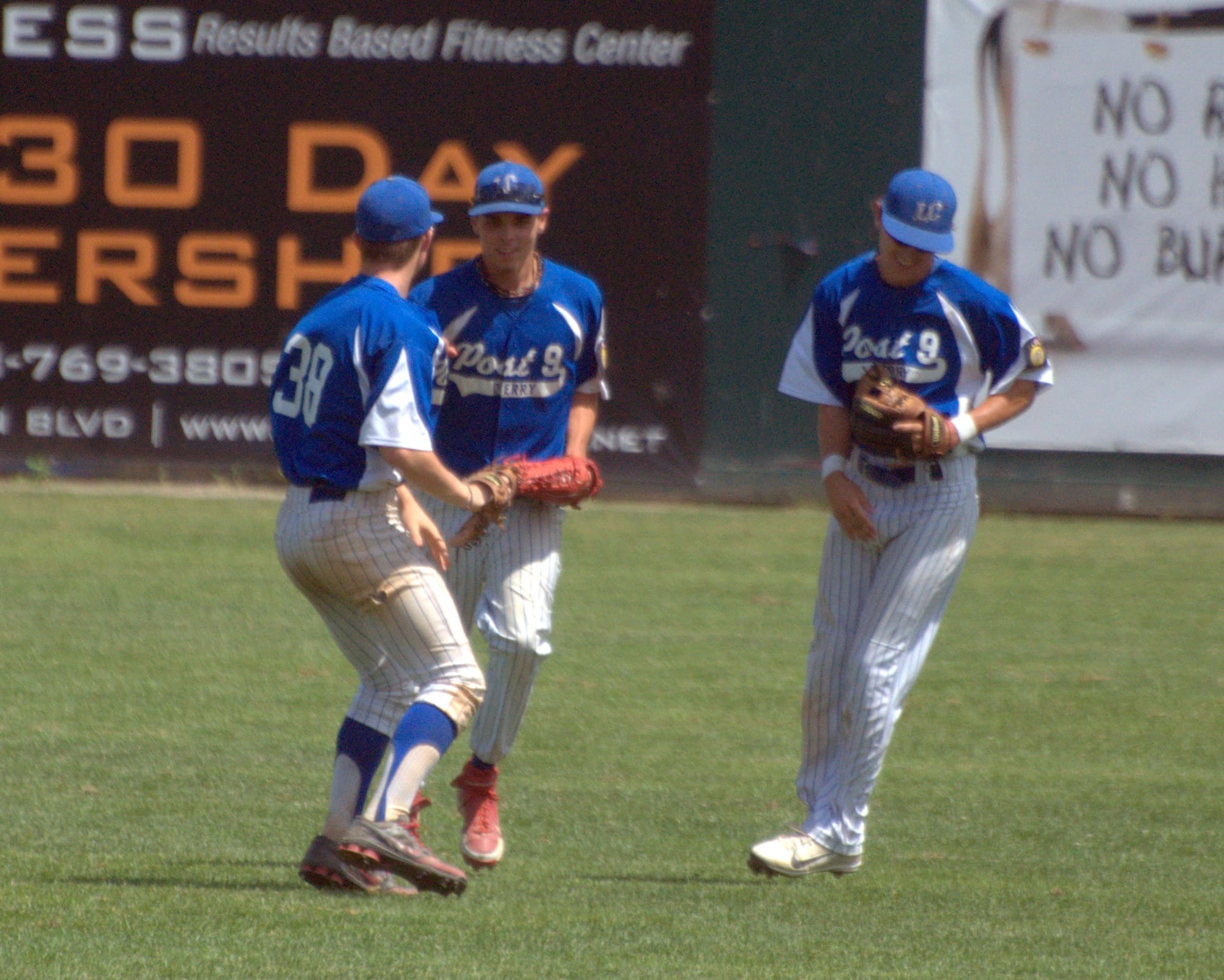 From left, Derry's Riley Cahill, Chace Spears and Pat Mahoney celebrate after Saturday's win over Rochester.