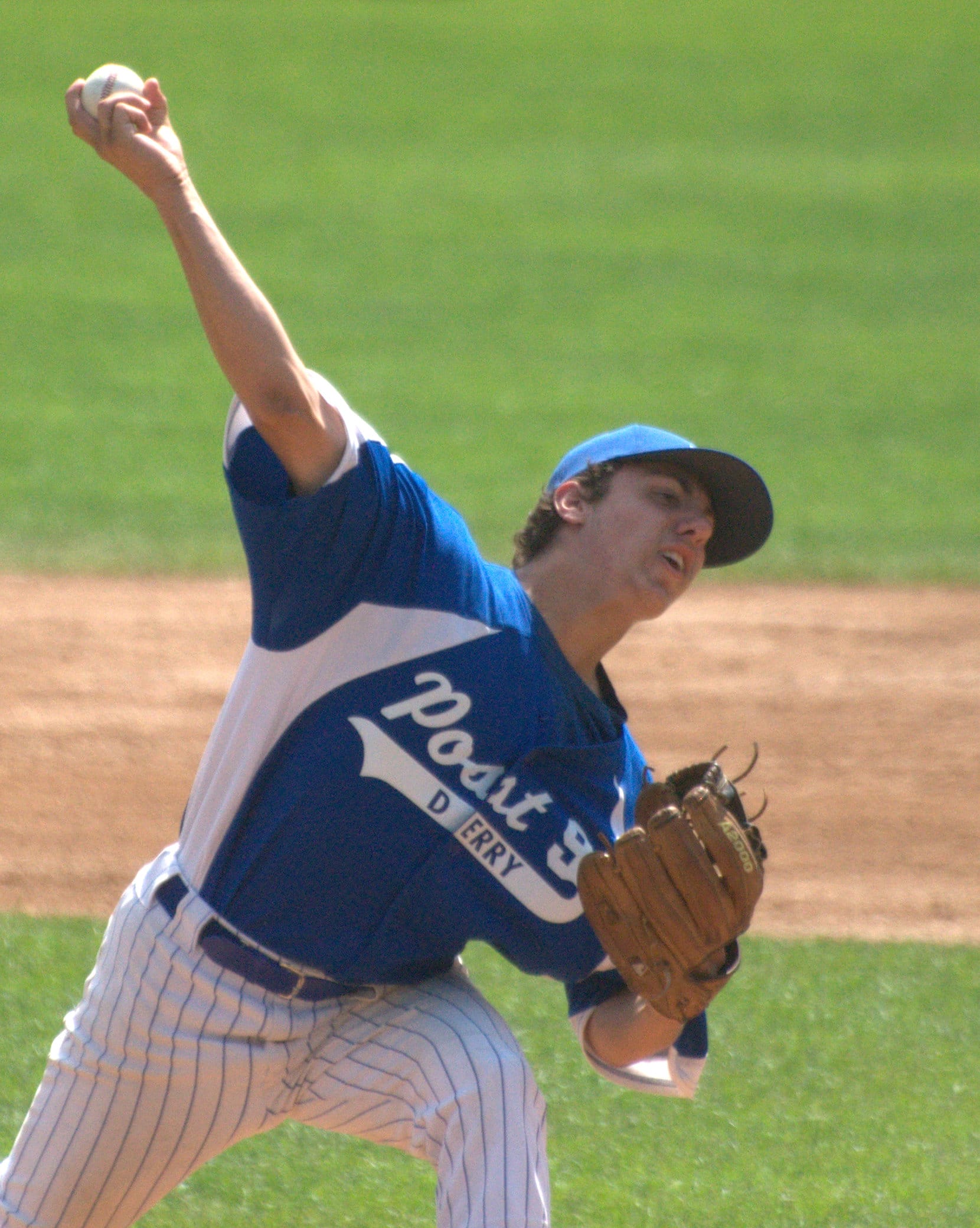 Derry's Matt Tritto delivers a pitch.