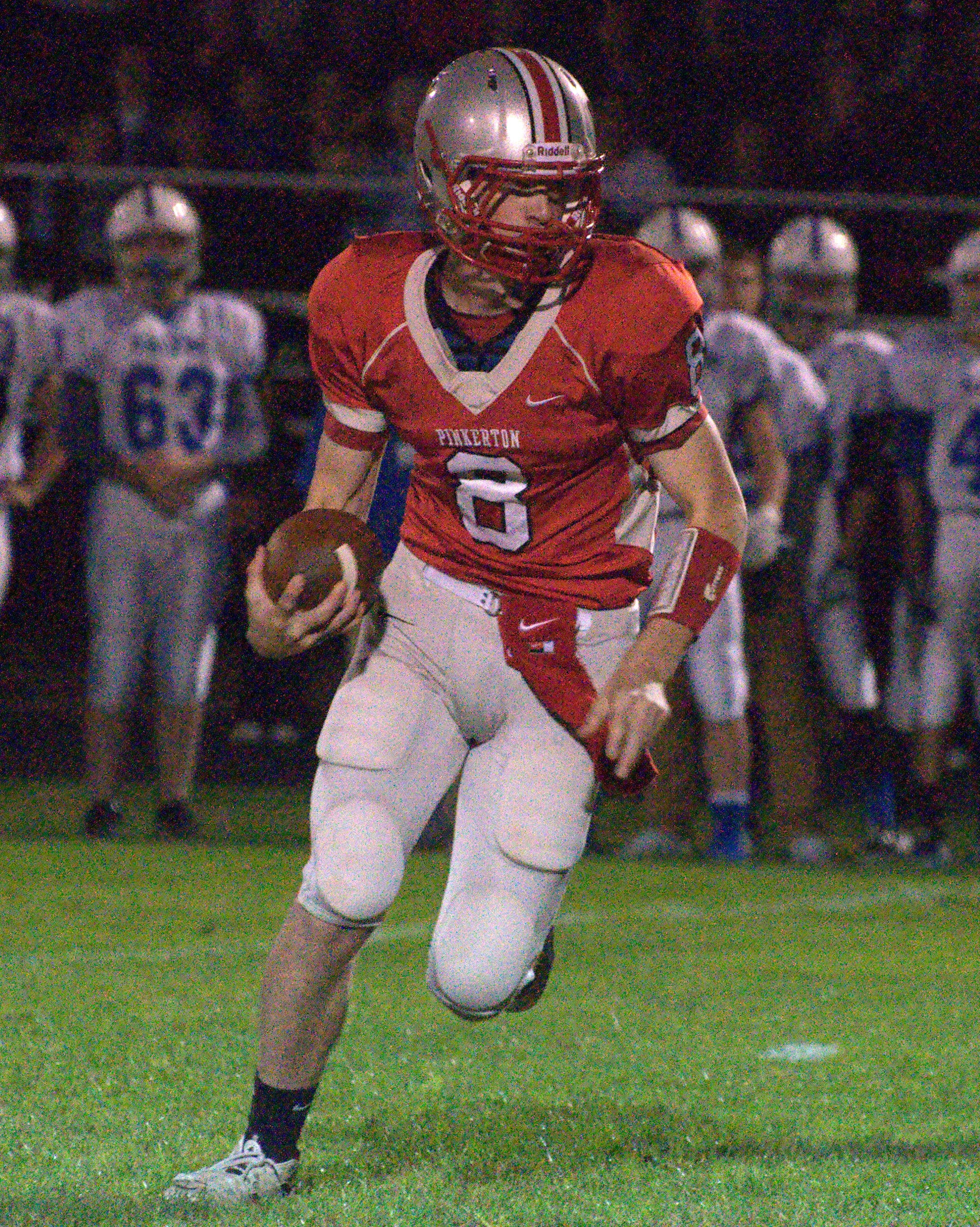 Pinkerton's Jack Hanaway carries the ball.
