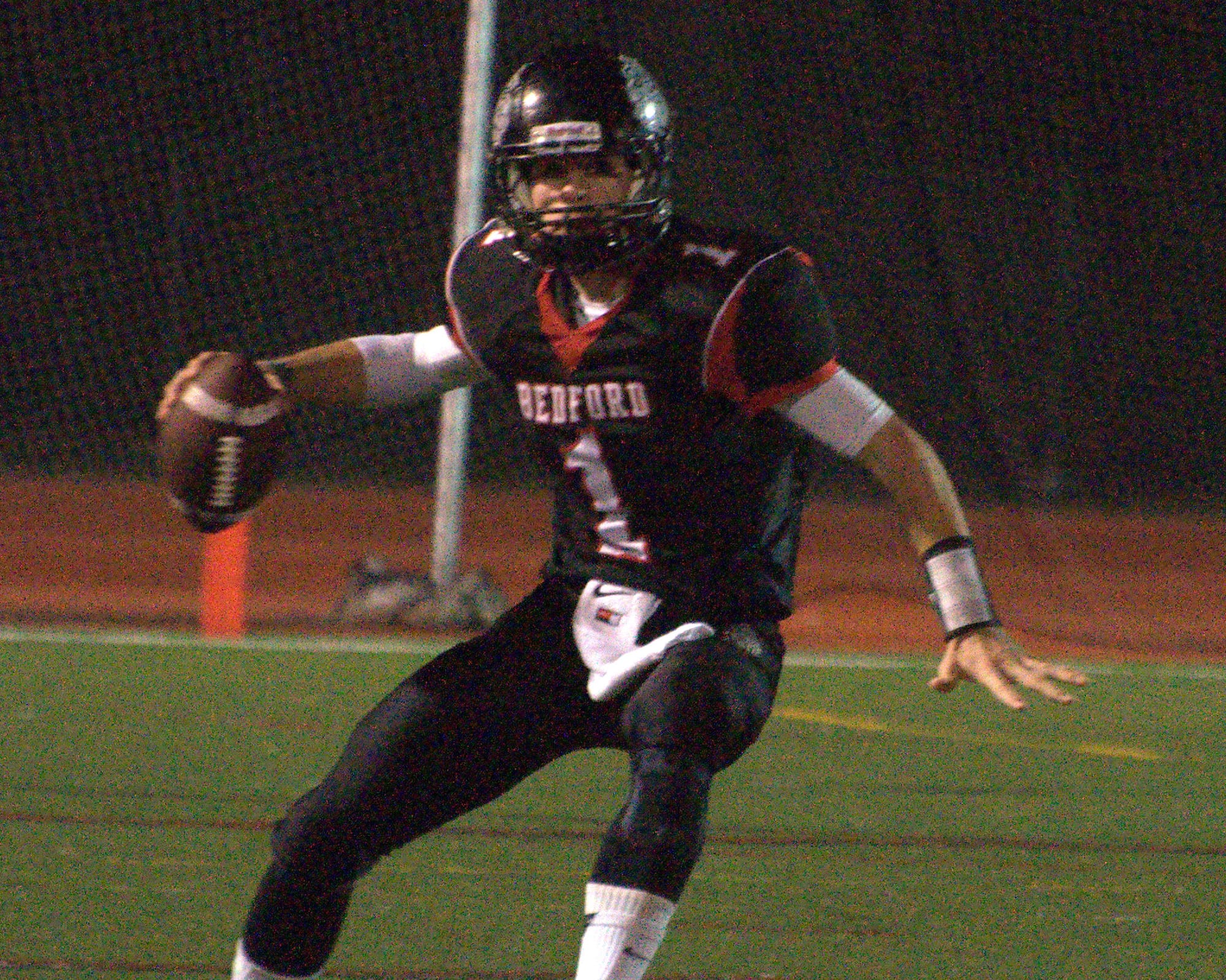 Mike Vailas and Bedford clinched home field advantage for the North Conference championship game.