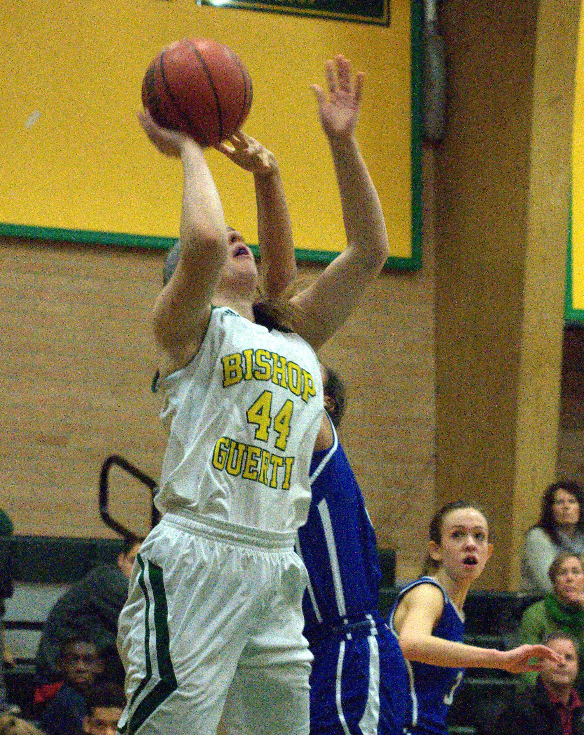 Bishop Guertin's Abby Field takes a shot.