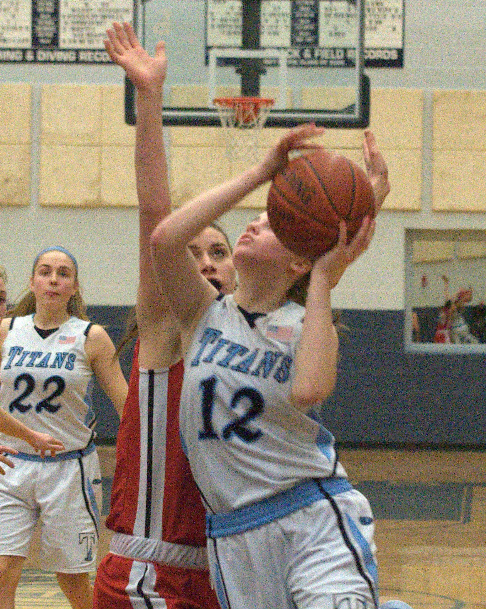 Nashua North's Sara Cordova drives to the basket.