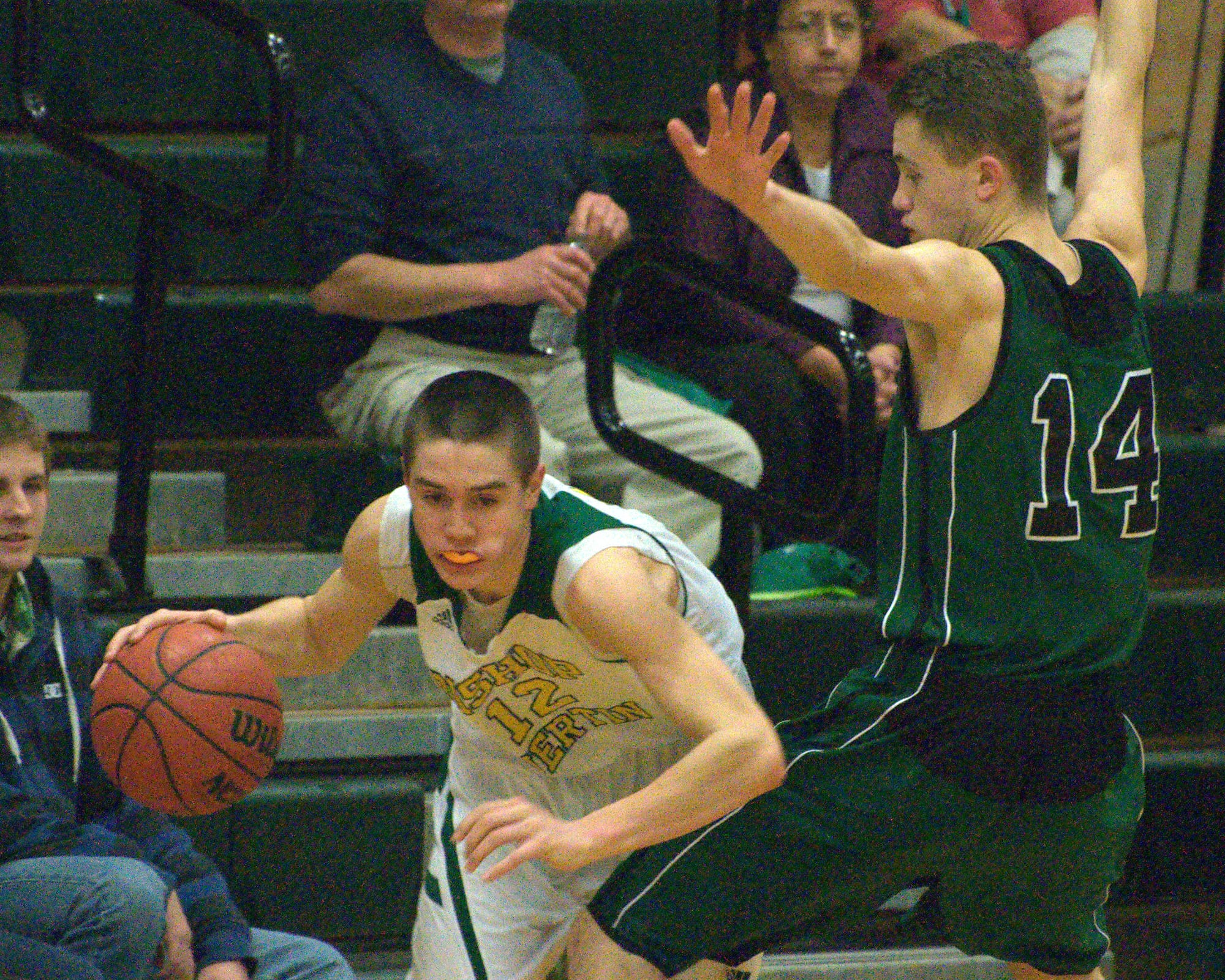 Bishop Guertin and Pembroke both has the capability of sending someone home early from the tourney.