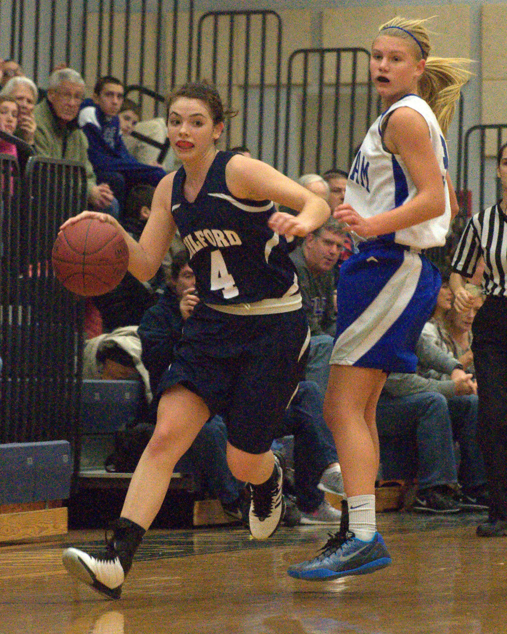 Adelle Pitsas was one of three Milford players to receive Division II honors.