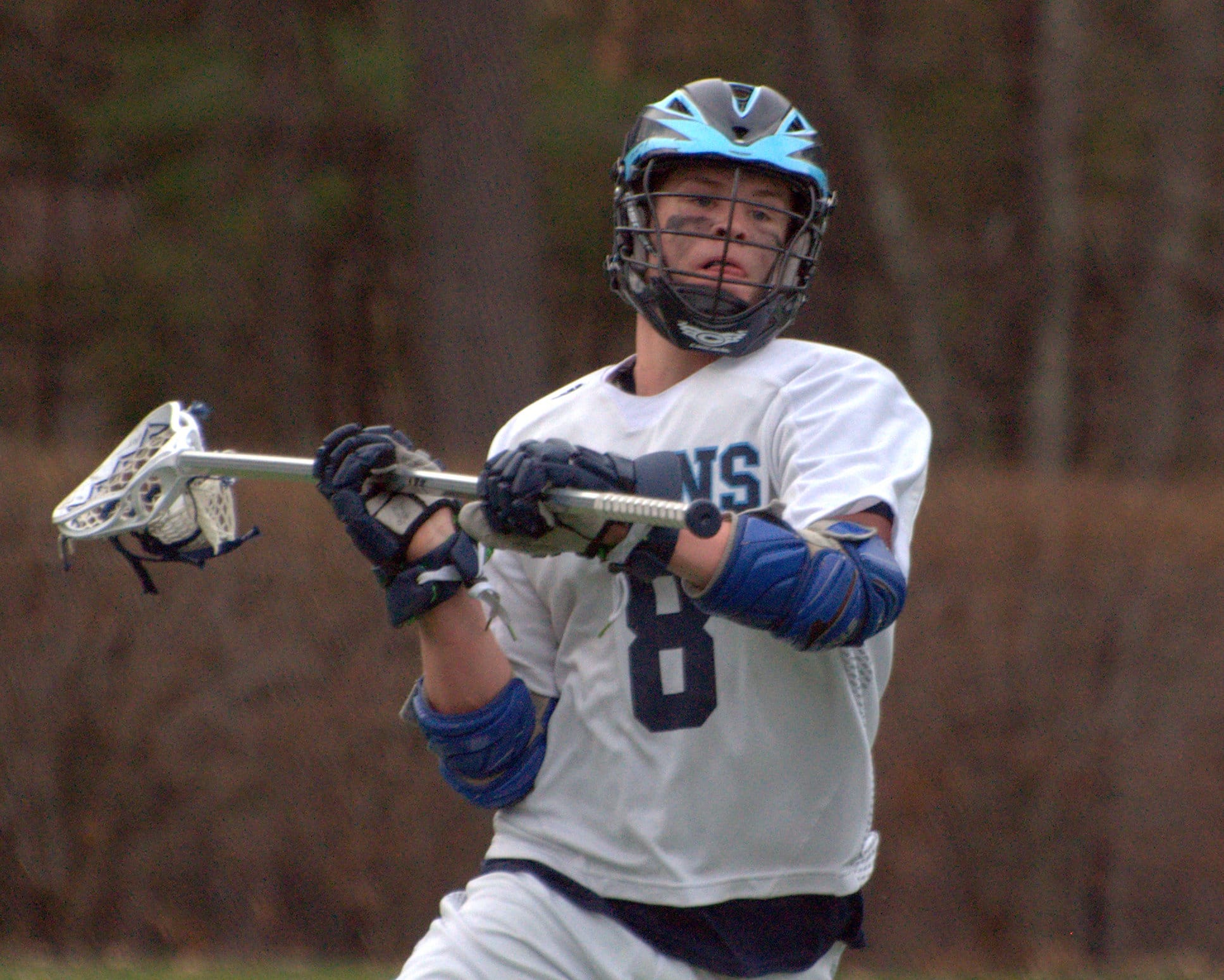 Nashua North's Mason Dane looks to pass the ball during Wednesday's game.