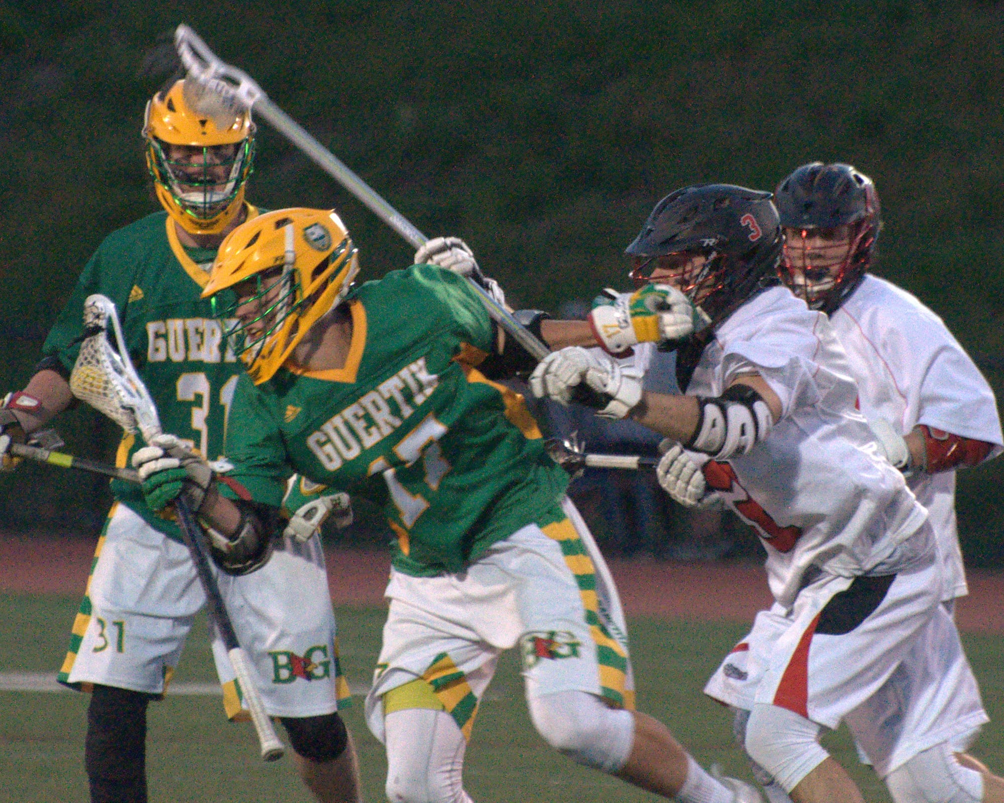 Bishop Guertin broke Bedford's winning streak and took this week's No. 1 spot.