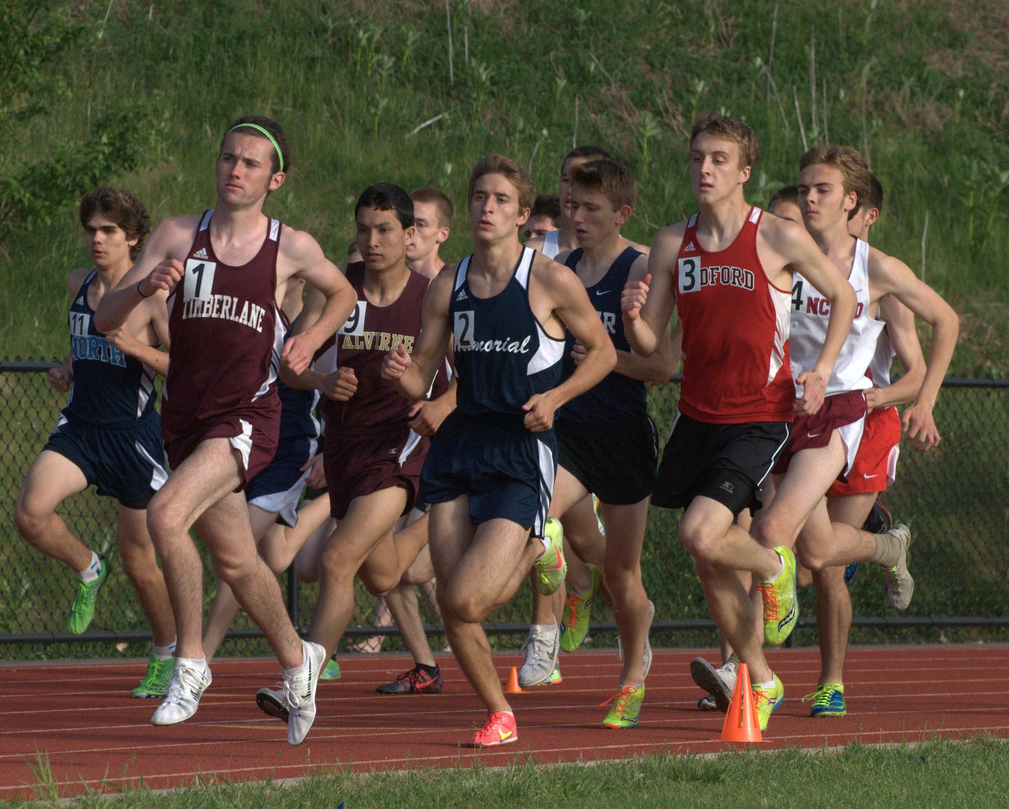 The boys 1,600-meter run.