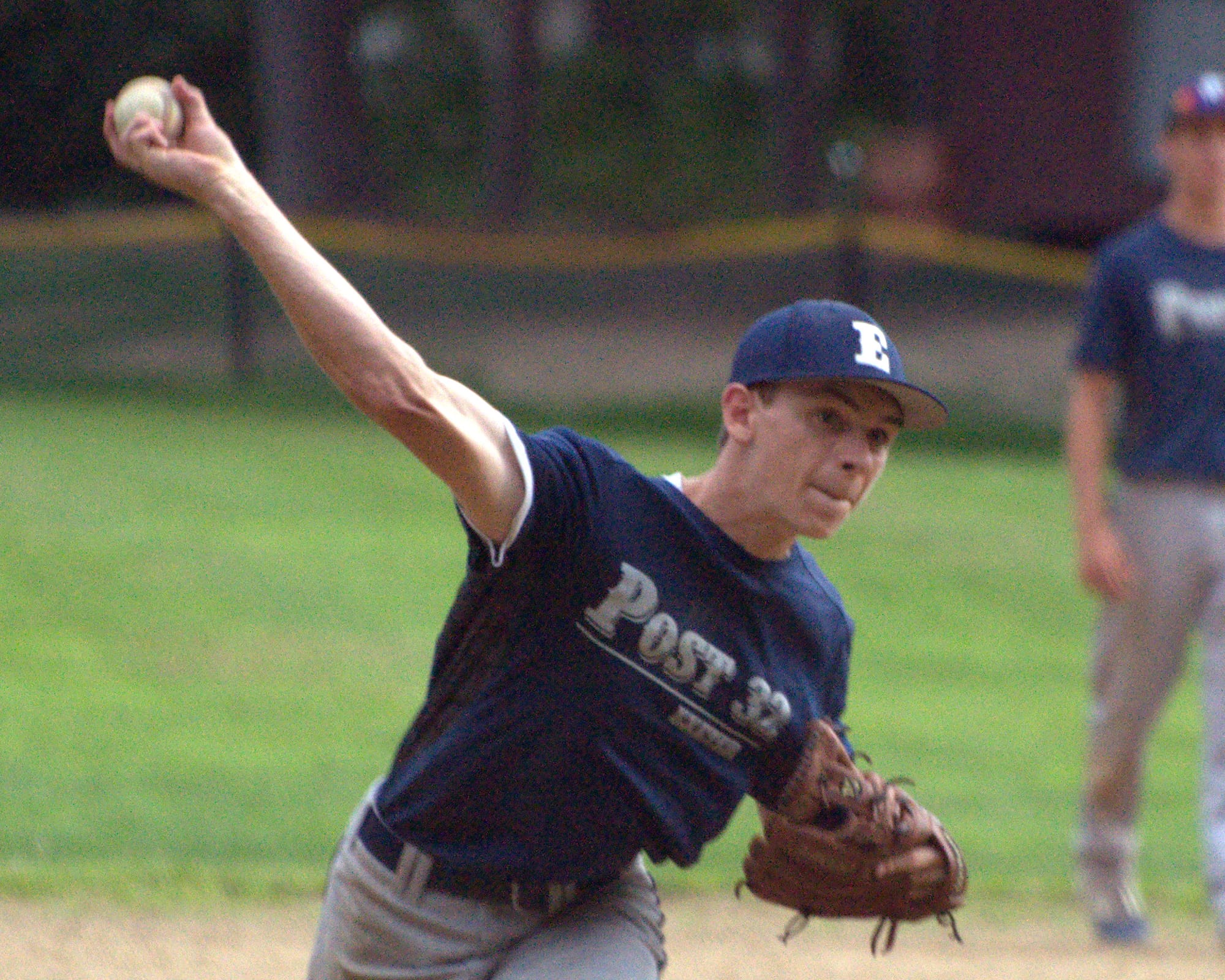 Exeter's Cody Morissette pitches during Wednesday's game.