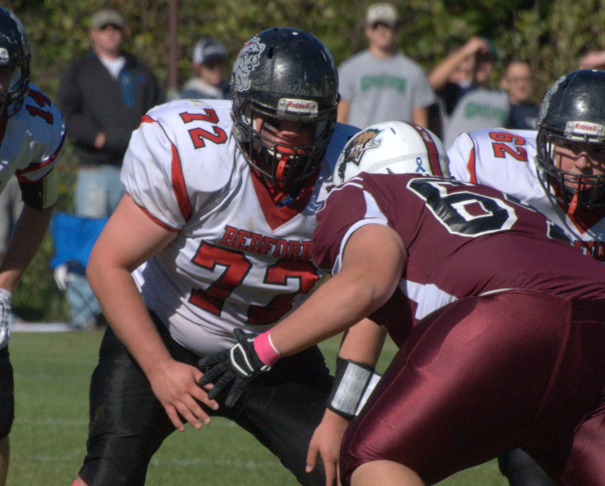 Bedford's Bobby Heald has started on both sides of the ball the last two seasons.