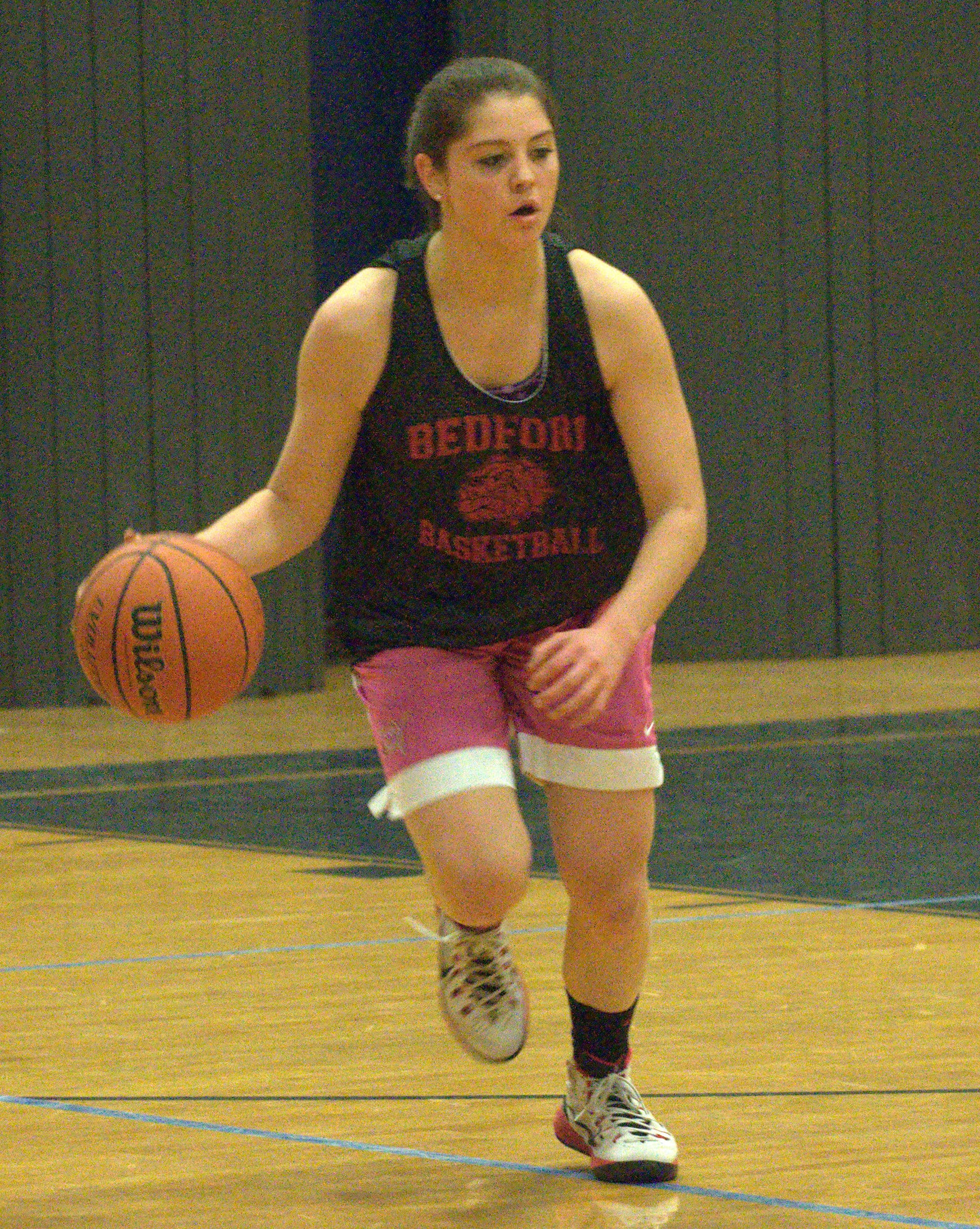 Nikki Tucci (above) and Bri Purcell (top) hope to lead Bedford back to the top of Division I.