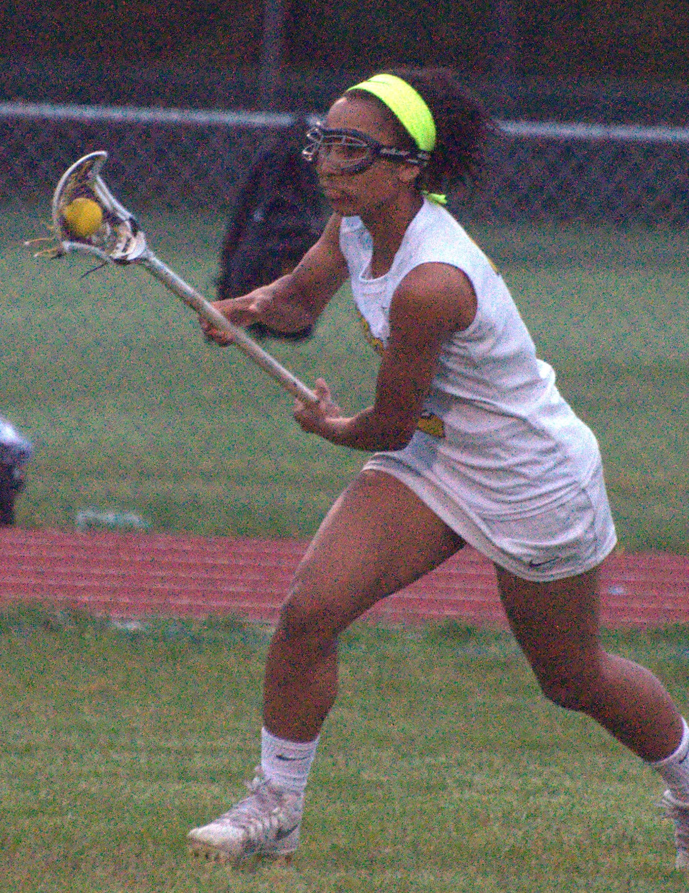 Souhegan's Hailey Johnson moves the ball downfield.