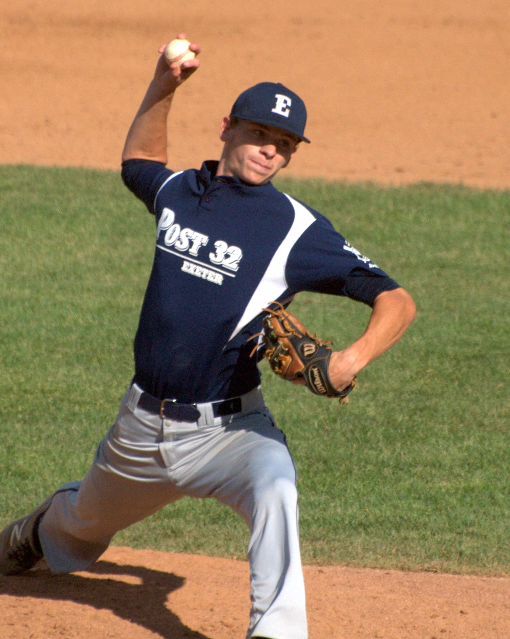 Exete's Cody Morissette pitches Tuesday.