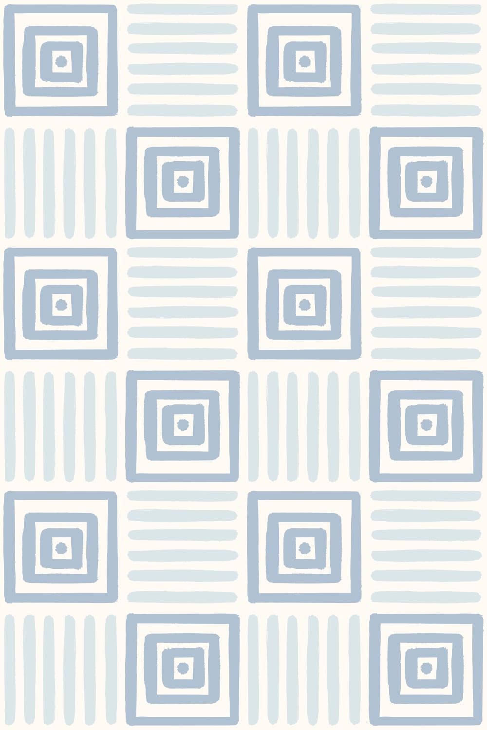 Geometric Painted Squares
