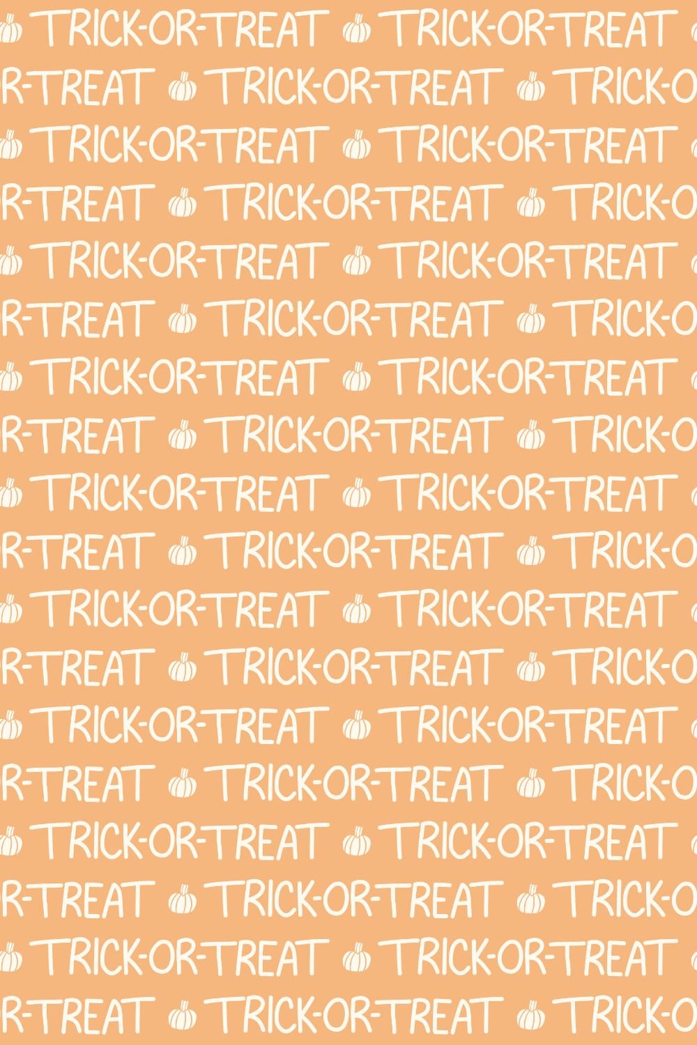 Trick-Or-Treat Hand Lettered Text