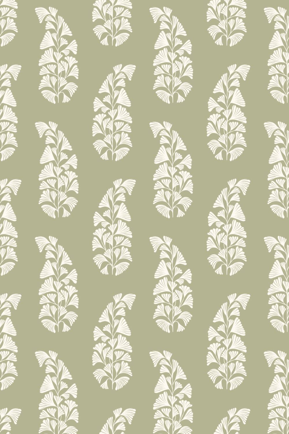 Ginkgo Boteh Paisley