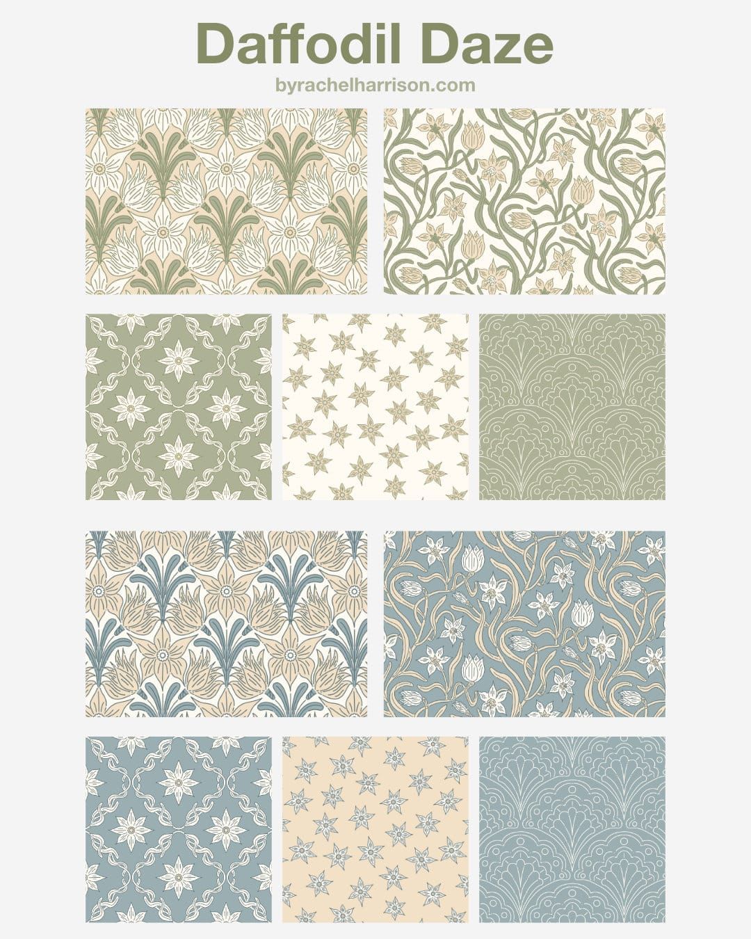 Meet my latest collection: Daffodil Daze