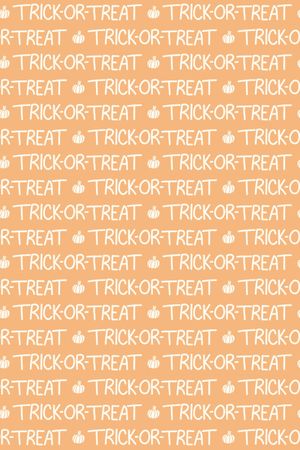 Trick-Or-Treat Hand Lettered Text