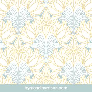 Symmetric Daffodil Diamond Pattern
