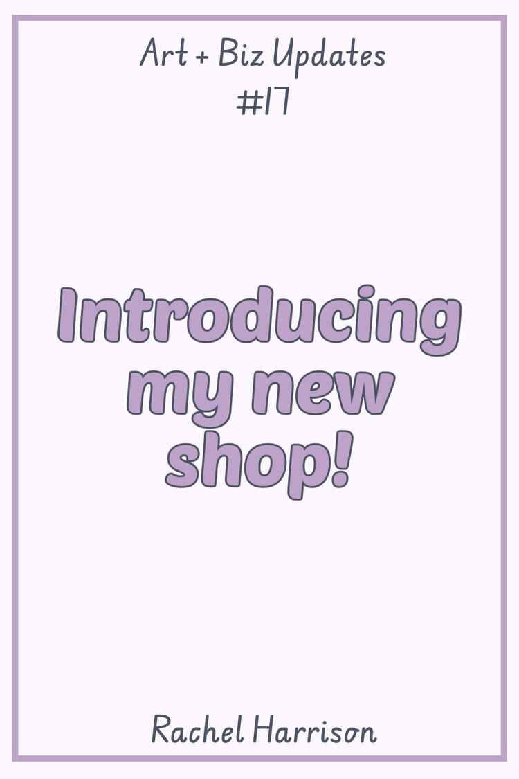 Introducing my new shop!