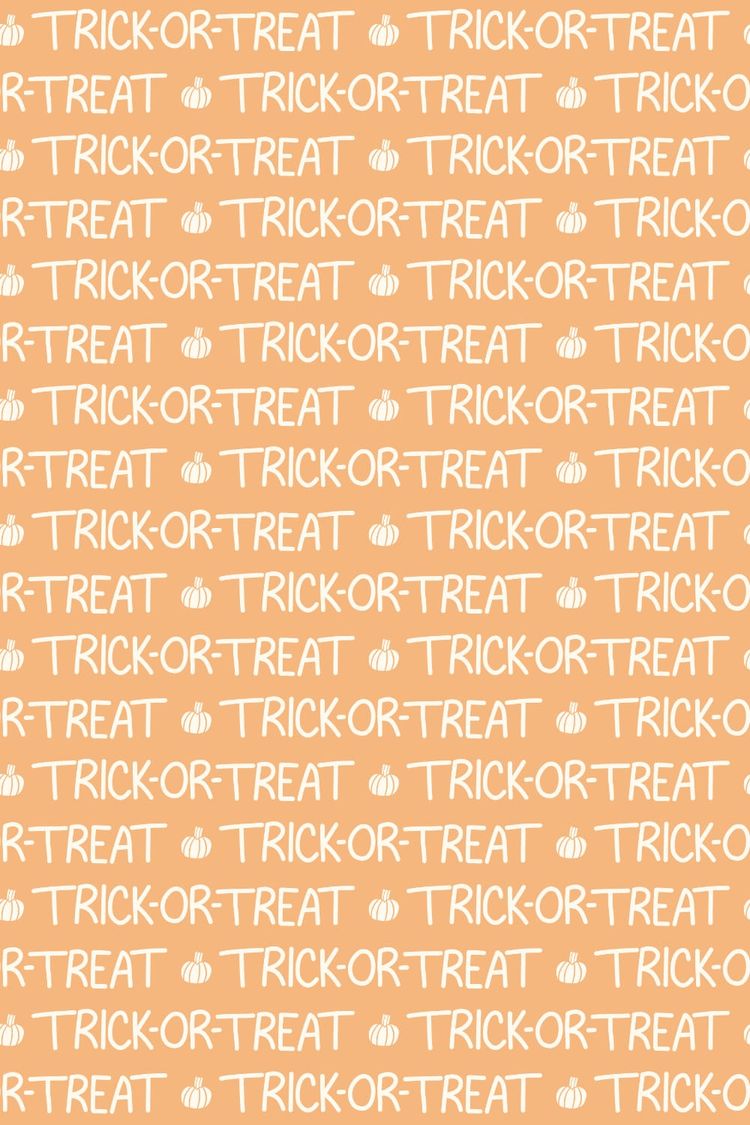 Trick-Or-Treat Hand Lettered Text