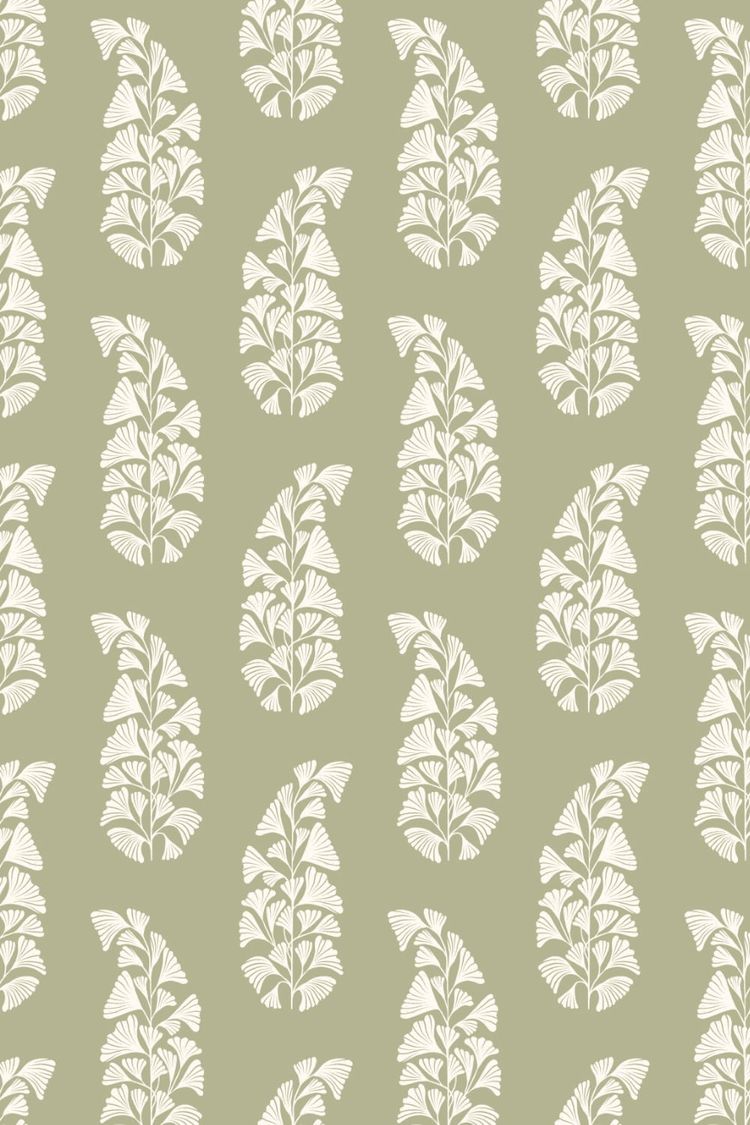 Ginkgo Boteh Paisley