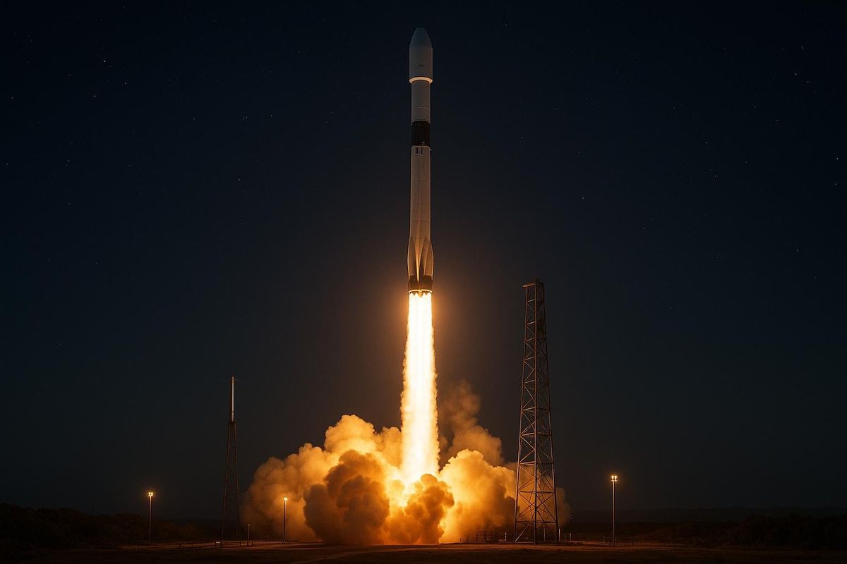 SpaceX Launches 21 Satellites for U.S. Military Satellite Network