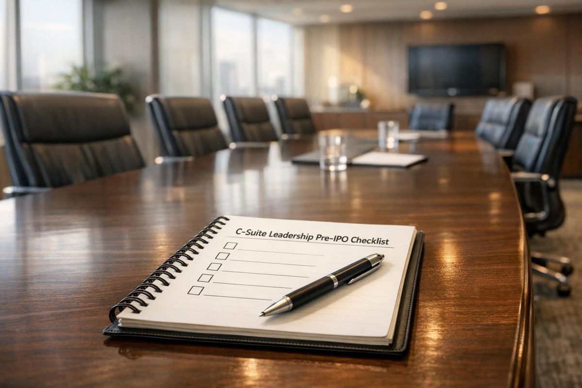 Checklist for Assessing C-Suite Leadership Pre-IPO