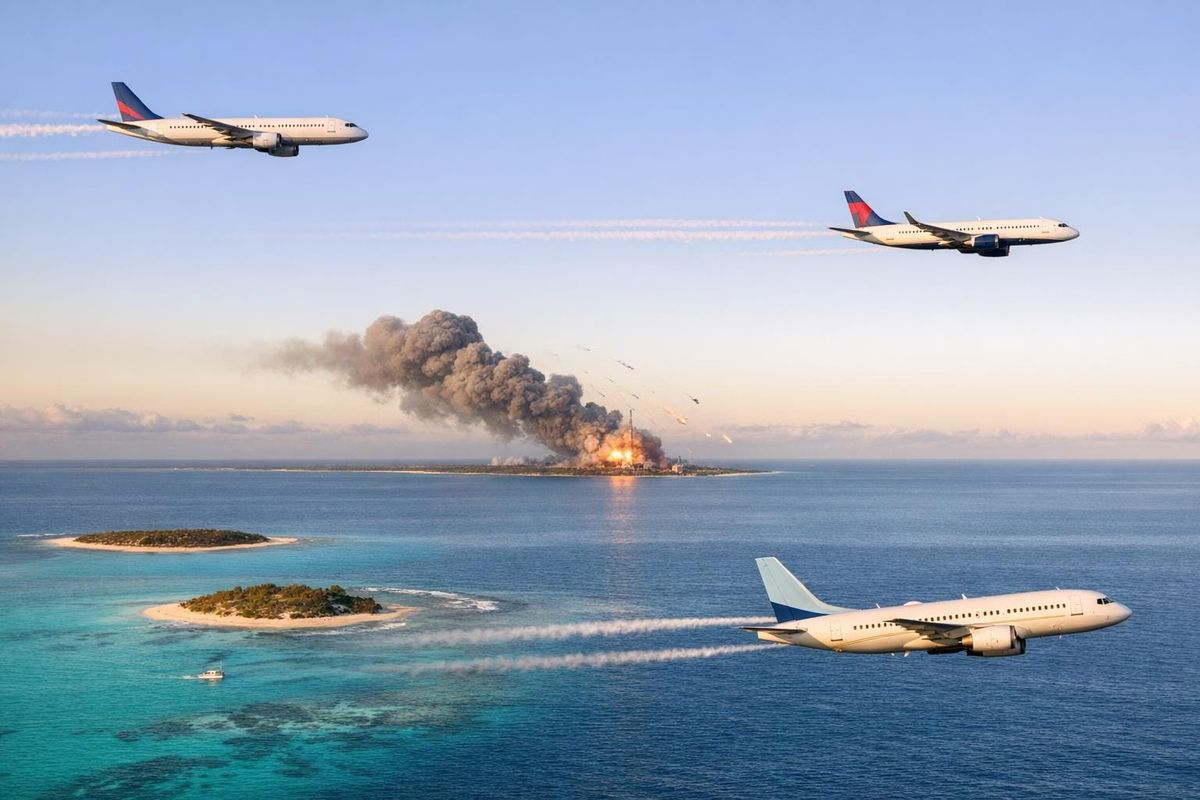 SpaceX Test Flight Endangers Passenger Jets in Caribbean Explosion