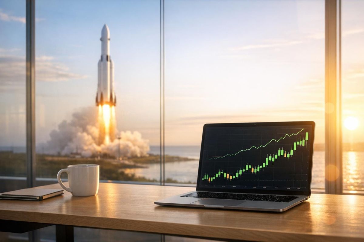 Space Stocks Surge Amid Anticipation of SpaceX IPO Filing