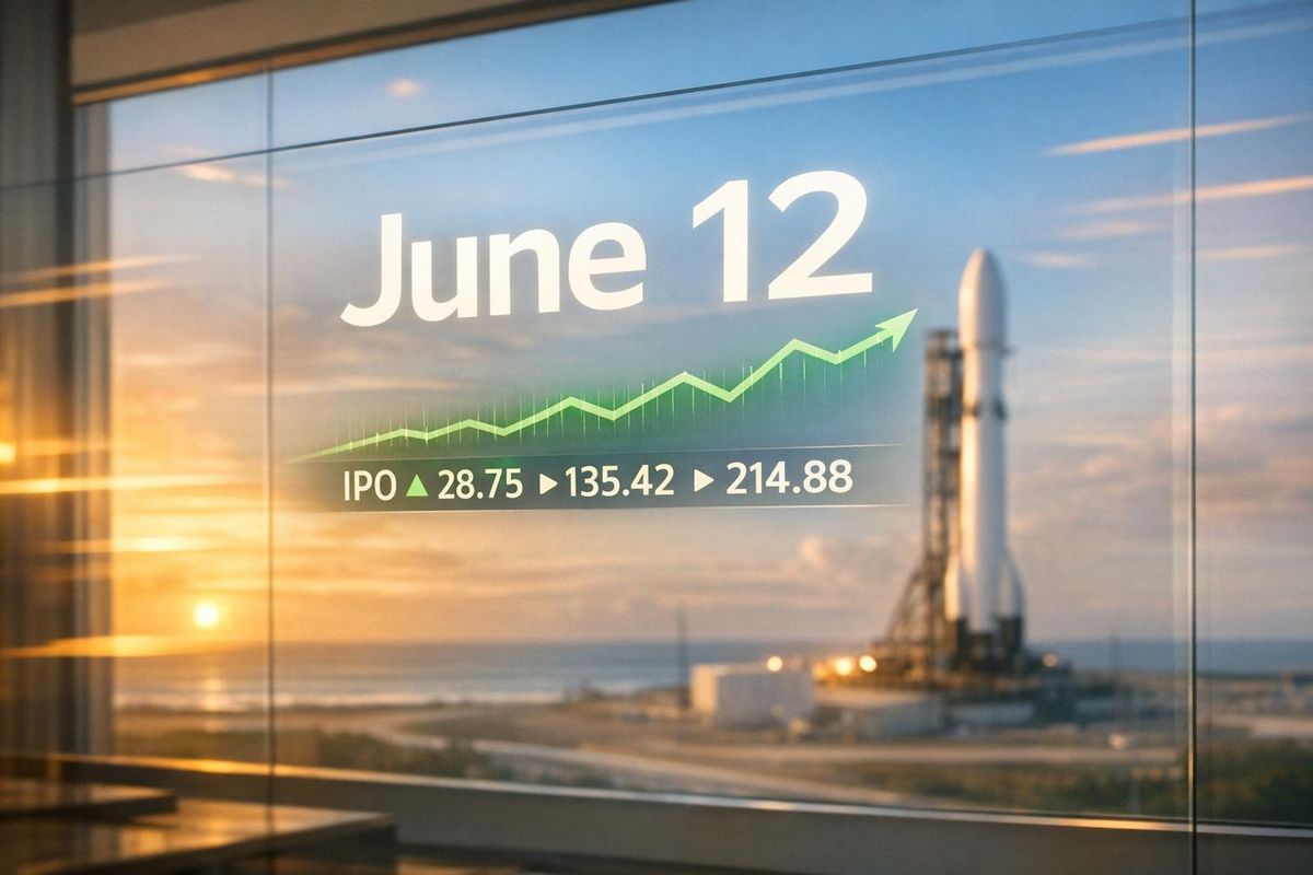 SpaceX announces Nasdaq IPO target date as June 12