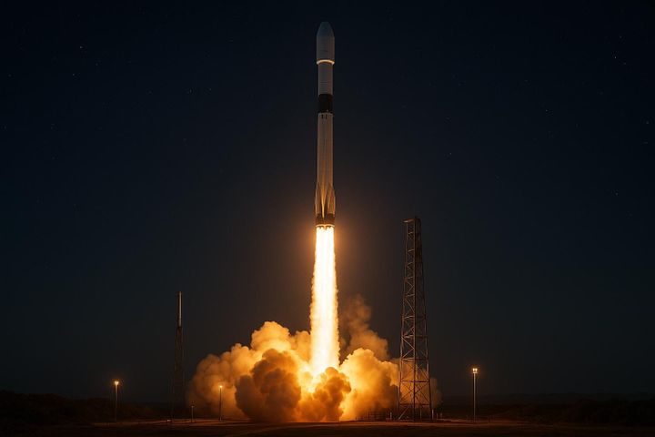 SpaceX Launches 21 Satellites for U.S. Military Satellite Network