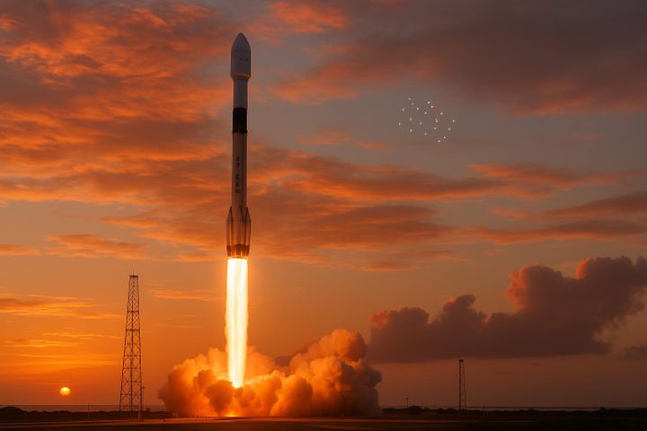 SpaceX Launches 29 Starlink Satellites on Falcon 9 Rocket from Cape Canaveral