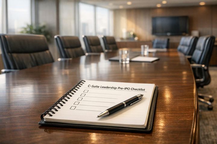Checklist for Assessing C-Suite Leadership Pre-IPO