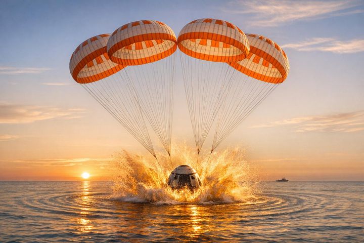 NASA’s SpaceX Crew-11 returns to Earth after successful mission