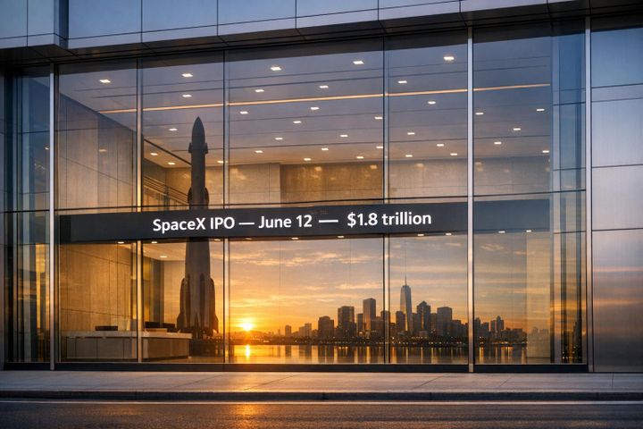 SpaceX announces IPO date for June 12 with $1.8 trillion valuation