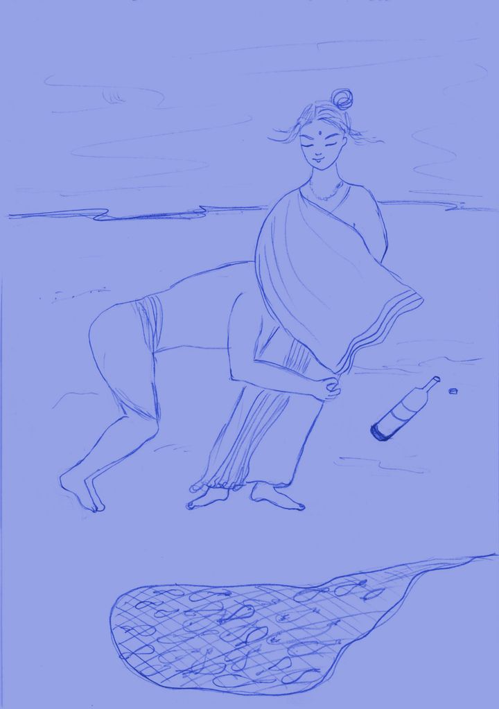 Sleeping On The Seashore!
