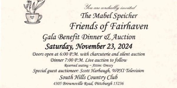 2024 Mabel Speicher Friends Of Fairhaven Gala