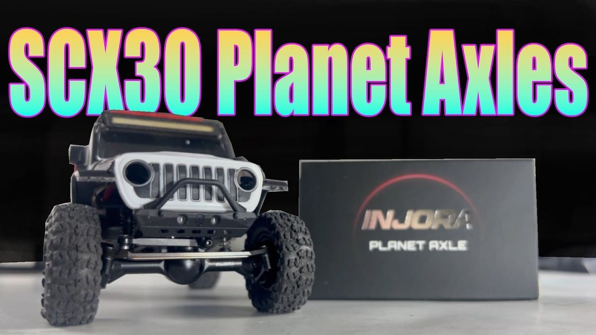 Injora Planet Axles for the SCX30 (Review)
