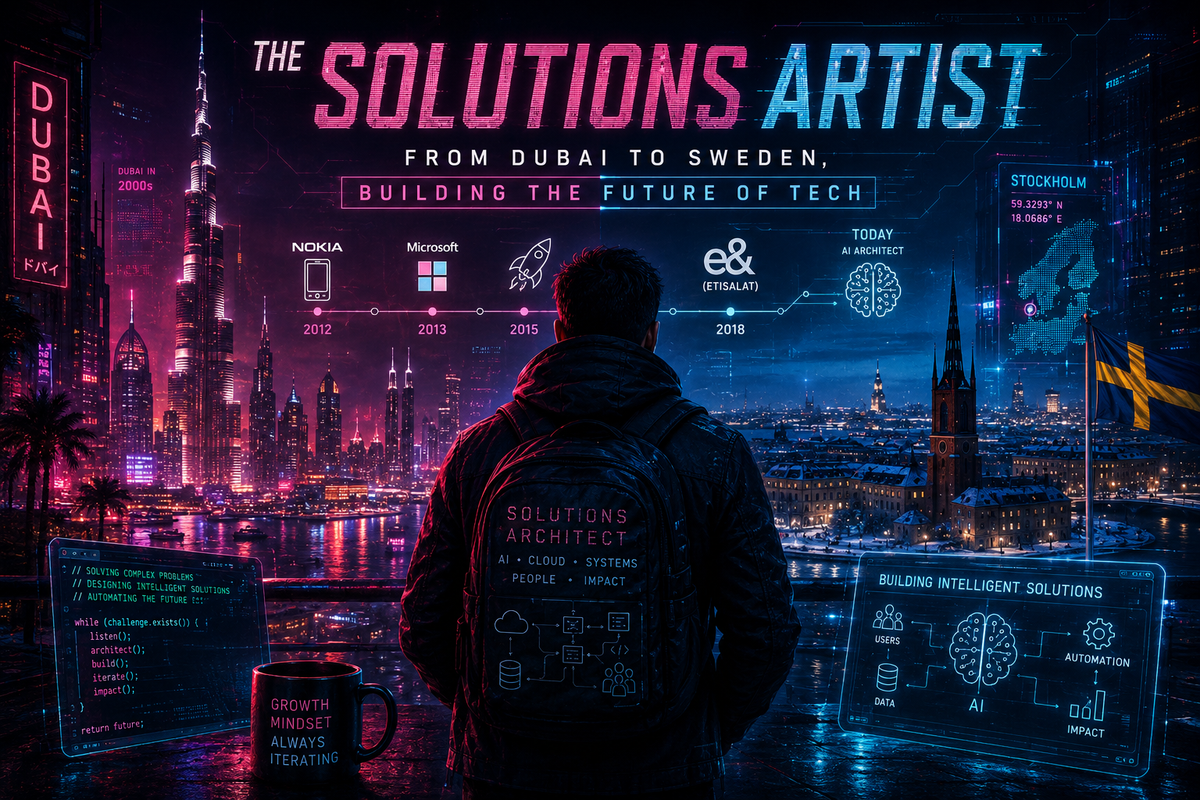 The Solutions Artist: From Dubai to Sweden, Building the Future of Tech
