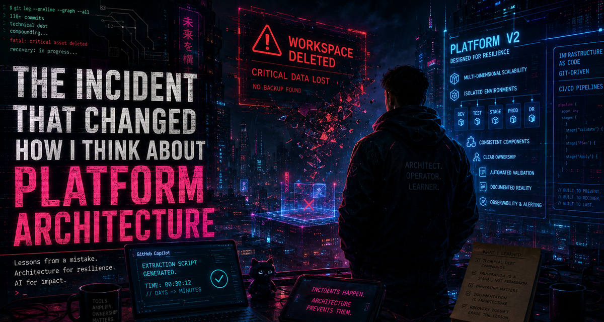 The Incident That Changed How I Think About Platform Architecture