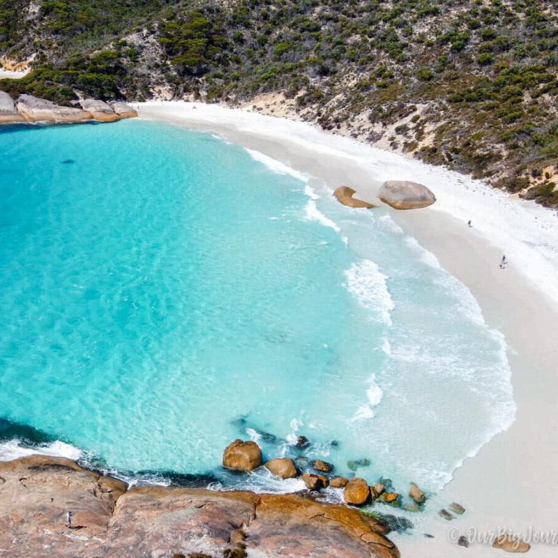 A picture of Little Beach within the Two Peoples Bay Nature Reserve near Albany in Western Australia. 