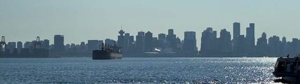 Vancouver Skyline as seen from North Vancouver.