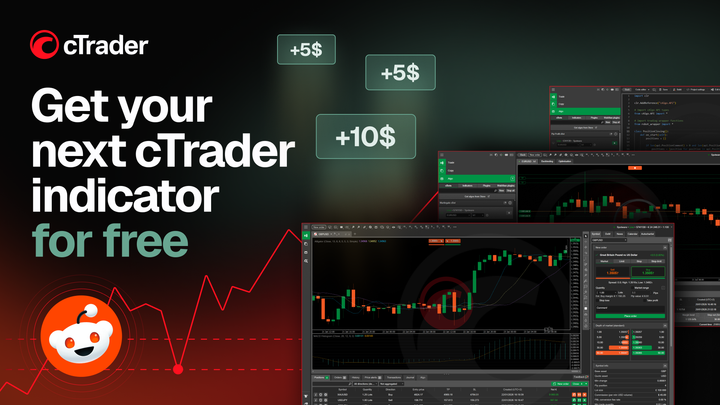 Get an indicator for free with the cTrader Reddit promo