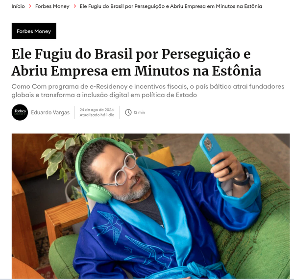 Clipping: Entrevista Forbes Brasil